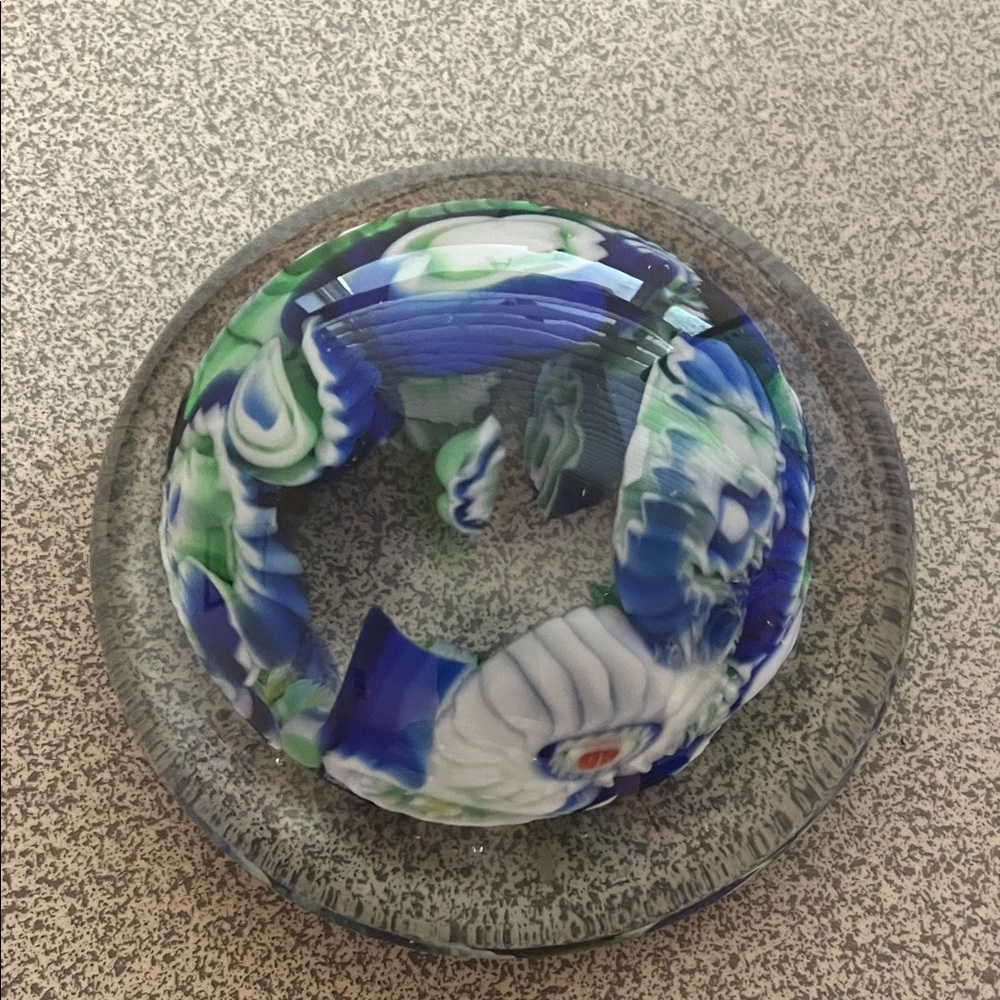 Colorful Glass Paperweight